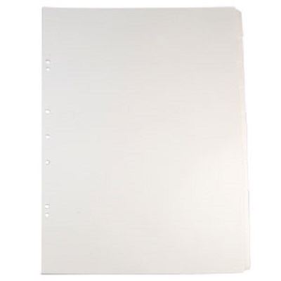Image for A3 PORTRAIT 10 TAB DIVIDERS WHITE PUNCHED from SBA Office National - Darwin